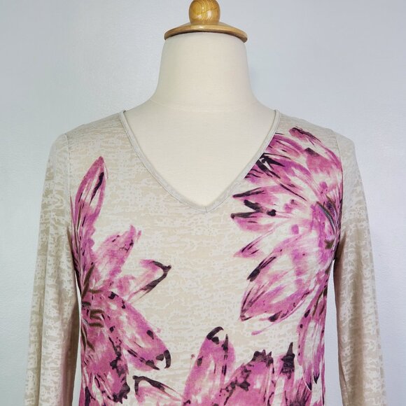 INC International Concepts Pullover Burnout Long Sleeve Top With Sequins NEW XL - Picture 2 of 15
